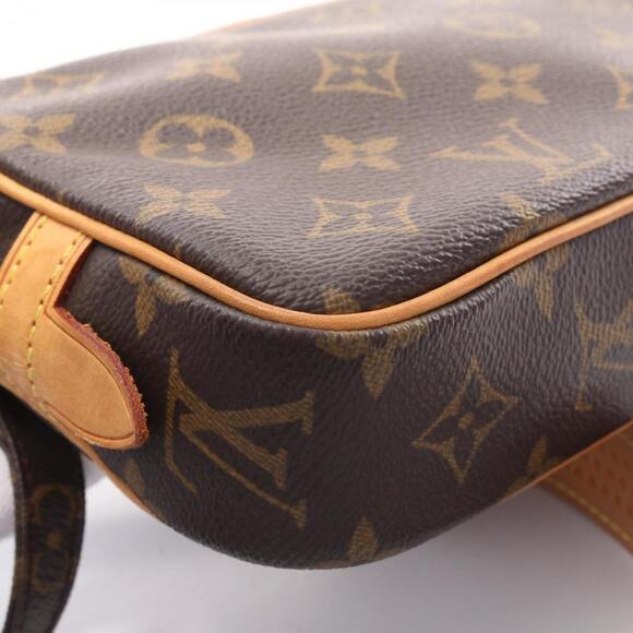 LOUIS VUITTON Brown Monogram Leather Shoulder Bag - Picture 8 of 10